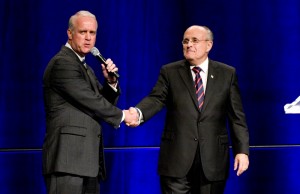 Rudy Guiliani and Bob Paff